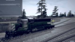 TRAINZ SIMULATOR 12 MLG PRO NOSTEAM RAILSHOTZ HD KINGS XROSS [upl. by Annaierb]