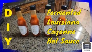 Fermented Cayenne Hot Sauce Recipe From Garden to Jar [upl. by Idnac33]