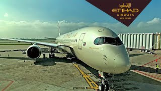 ETIHAD AIRWAYS  ABU DHABI TO CHICAGO  ECONOMY ONBOARD A3501000 [upl. by Melleta434]