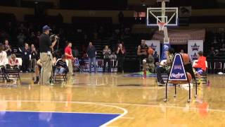 Mitchell Wiggins Jr Dunks at the NAIA AllStar Dunk Contest [upl. by Gapin]