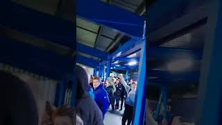 OLDHAM Athletic fans celebrate Mark Kitching goal at Halifax oafc oldhamathletic shorts limbs [upl. by Delcina]