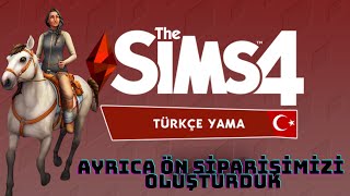 The Sims 4 Türkçe Yama Boşluksuz ve Yeni Paketler Oto Çeviri [upl. by Airolg415]