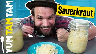 How To Sauerkraut  Sauerkraut selber machen im Glas  yumtamtam [upl. by Sanborne]