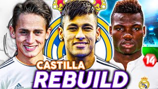 THE REAL MADRID CASTILLA YOUTH ACADEMY REBUILD FIFA 14 Career Mode RETRO REBUILD [upl. by Bubalo]