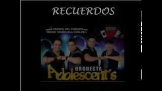 Recuerdos Adolescentes letra karaoke salsa romantica 2020 [upl. by Sklar755]