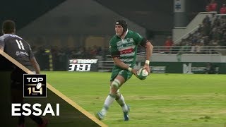 TOP 14  Essai Ben MOWEN SP  Pau  Toulon  J26  Saison 20172018 [upl. by Amluz]