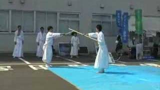 SHINTAIDO Exhibition in Japan  Bojutsu Jo and Sword新体道 [upl. by Elburr]