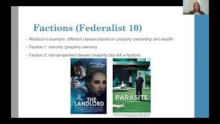 POLI 201 Federalist Papers 10 and 51 [upl. by Enaelem898]