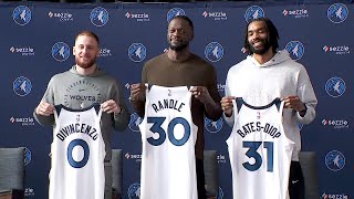 LIVE  Timberwolves new player press conference [upl. by Cal]