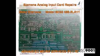 Siemens 6ES5 4663LA11 Analog Input Card Repairs  Advanced Micro Services PvtLtd [upl. by Kappenne]