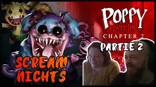 SCREAM NIGHTS 3  POPPY PLAYTIME CHAPITRE 2 EP2 [upl. by Cooke]