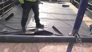 New EPDM flat roof over new decking [upl. by Akapol]