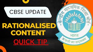 CBSE Latest Update  Rationalised Content  Helpful for All class and subjects  success Learning [upl. by Htebiram]