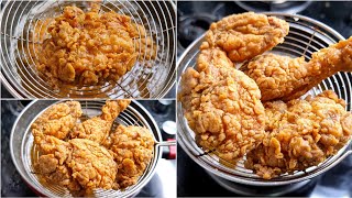 Best And Tastiest Crispy Fried Chicken  क्रिस्पी फ्राइड चिकन  Fried Chicken Better Than KFC [upl. by Ehsom]