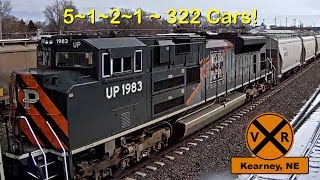 5121 Engines 322 Cars Kearney NE 322020 1018cst [upl. by Lunna]