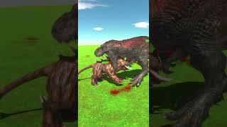 HELLHOUND VS TREX battle dinosaurtyrannosaurusrex hellhound [upl. by Sofer736]