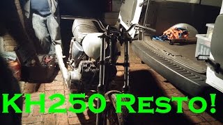 Kawasaki KH250 Restoration  Episode 1 [upl. by Tnaryb773]