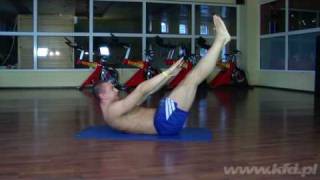 Trening brzucha   wwwkfdpl   scyzoryki  tutorial [upl. by Mahseh]