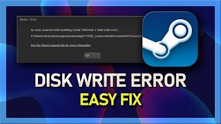 Steam  How To Fix Disk Write Error [upl. by Ahsatan]