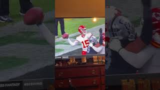 Patrick Mahomes Interception nfl shorts [upl. by Byler]