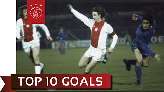 TOP 10 GOALS  Johan Cruijff [upl. by Odraleba996]