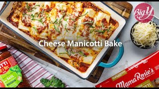 Cheese Manicotti Bake Recipe [upl. by Faye952]