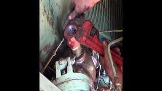 Sullair screw compressor intake valve replacement [upl. by Filmer]