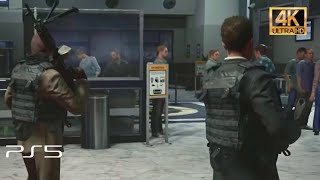 PS5 Airport Massacre  IMMERSIVE ULTRA Graphics Gameplay 4K60FPS HDR Call of Duty [upl. by Hayton]