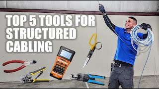 Top 5 Tools for a Structured Cabling Technician [upl. by Eveiveneg415]