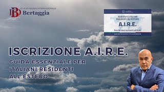 🌍✈️ Iscrizione AIRE Una Guida Essenziale per Italiani allEstero AIRE ItaliaGlobale [upl. by Lamb]