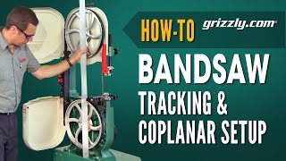 How To Bandsaw Tracking and Coplanar Setup and Adjustment [upl. by Eillah]