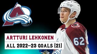 Artturi Lehkonen 62 all 21 Goals of the 202223 NHL Season [upl. by Ahsieker]