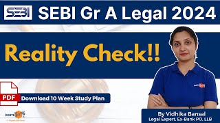 SEBI Legal 2024  Reality Check  By Vidhika Mam [upl. by Leirvag]