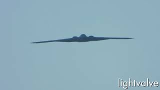 B2 Spirit Flyover Rose Parade 2022 [upl. by Adnahs]