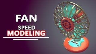 Autodesk Maya 2018  Stylized Fan Speed Modeling [upl. by Mikel433]