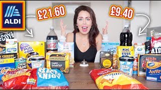 ALDI VS BRAND FOOD BLINDFOLD CHALLENGE  Shocking results [upl. by Reve505]