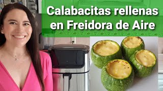 Calabacitas Rellenas en Freidora de Aire [upl. by Deane]