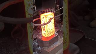 Transforming RedHot Steel Forging and Shaping Long Bars into Compact Forms [upl. by Mobley]