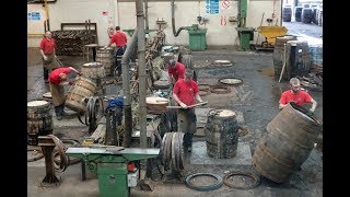 Kentucky Bourbon Aids Scotch Whisky at a Sweaty Cooperage [upl. by Anissej294]