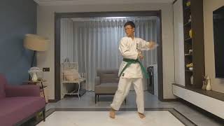 Online Karate Enbukai  Shorin Ryu Naihanchi Shodan 小林流 ナイハンチ初段） [upl. by Sausa]