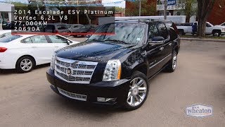 2014 Cadillac Escalade ESV Platinum  Walkaround [upl. by Pulchi]