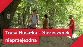 Trasa Rusałka  Strzeszynek grodzona i przekopana [upl. by Osnofledi]