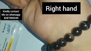 how to wear Sulemani hakik bracelet black magic remove  negativity remove sulemanihakik reels [upl. by Ennayk459]