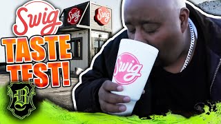 Trying Swigs Dirty Sodas for the First Time w OKHIPHOP [upl. by Uok]