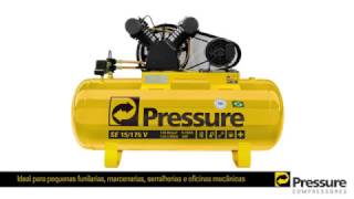 Compressor de Ar 175 Litros 140 Libras Pressure SE 15175V 3HP [upl. by Dlareme]