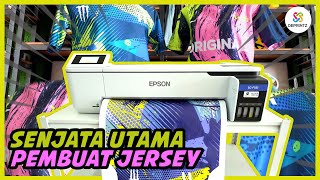 Tutorial Lengkap Membuat Jersey dengan teknik Sublim menggunakan Mesin Printer Epson SC  F531 [upl. by Durham]