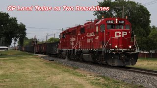 CP Rail Local Trains on The La Riviere and Winnipeg Beach Subdivisions 732024 [upl. by Clance217]