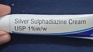 Silver salphadiazine Cream skin burning use burn skin burn Cream silversalfadiazine Cream [upl. by Citarella]