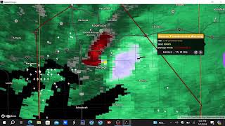 PDS Tornado Warning for Portage and Kalamazoo Michigan May 7 2024 [upl. by Dressler]