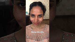 Don’t ever do this before your wedding  parulgargmakeup [upl. by Sapphera973]